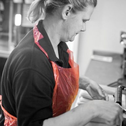A1B Red Apron on a Roll A1B Red Apron on a Roll