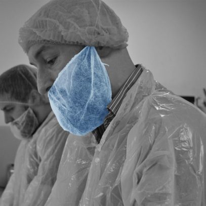 DK05 Blue Beard Mask Action