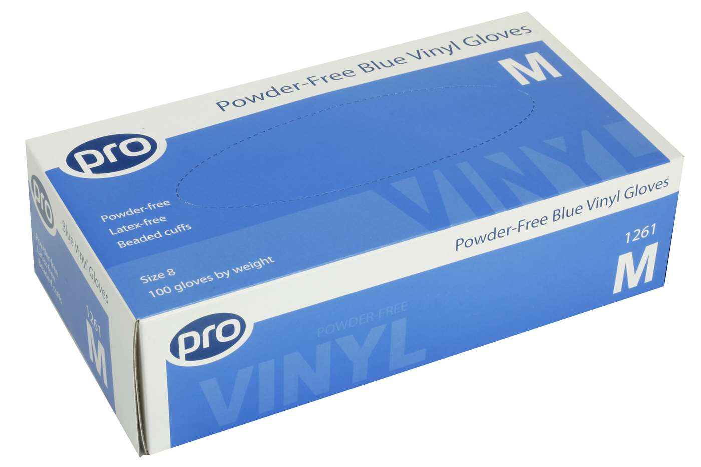 thumbnail image 2 of Vinyl Powder-Free Gloves - Latex Free - Choose Size: Small, Medium, Large, X-Large 2 of 6