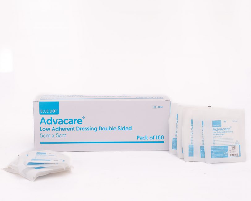 Blue Dot Advapore Waterproof Wound Dressing  50-Pack, 7cm X 8cm, Non-Woven  Self-Adhesive For